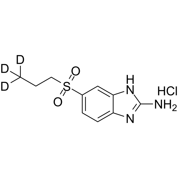 Albendazole-2-aMinosulfone-D3 hydrochloride structure