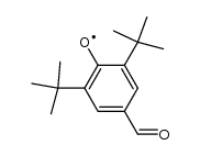 2,6-di-tert-butyl-4-formyl-phenyloxyl Structure