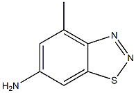 4-Methylbenzo[d][1,2,3]thiadiazol-6-aMine Structure