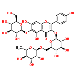 6-羟基山奈星空app 3-芸香糖-6-葡萄糖苷结构式