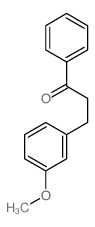 1-Propanone,3-(3-methoxyphenyl)-1-phenyl- structure