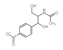 Acetamide,N-[2-hydroxy-1-(hydroxymethyl)-2-(4-nitrophenyl)ethyl]-结构式