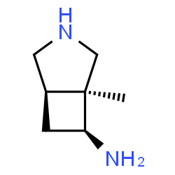 3-Azabicyclo[3.2.0]heptan-6-amine,5-methyl-,(1alpha,5alpha,6beta)-(9CI)结构式