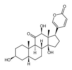 伪异沙蟾毒精结构式