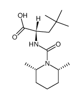 (S)-2-((2R,6S)-2,6-dimethylpiperidine-1-carboxamido)-4,4-dimethylpentanoic acid Structure