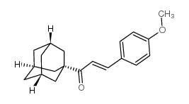 (2E)-1-(1-ADAMANTYL)-3-(4-METHOXYPHENYL)PROP-2-EN-1-ONE Structure