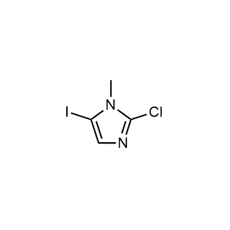 2-Chloro-5-iodo-1-methyl-1H-imidazole Structure