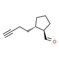 Cyclopentanecarboxaldehyde, 2-(3-butynyl)-, trans- (9CI)结构式