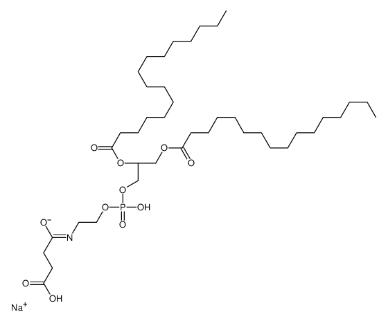 1,2-双棕榈酰基-sn-丙三醇基-3-磷酸乙醇胺-N-丁二酰钠盐图片