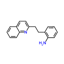 [2-(2-quinolin-2-ylethyl)phenyl]amine结构式