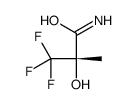 (2S)-3,3,3-trifluoro-2-hydroxy-2-methylpropanamide Structure