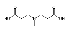 Bis-<2-carboxy-ethyl>-methylamin结构式