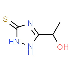 3H-1,2,4-Triazole-3-thione, 1,2-dihydro-5-(1-hydroxyethyl)- (9CI) Structure