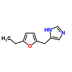 1H-Imidazole,4-[(5-ethyl-2-furanyl)methyl]- (9CI)结构式