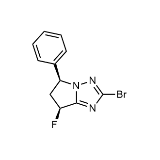 (5s,7s)-2-溴-7-氟-5-苯基-6,7-二氢-5h-吡咯并[1,2-b][1,2,4]三唑图片