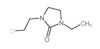 2-Imidazolidinone,1-(2-chloroethyl)-3-ethyl- Structure