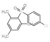 Benzene,2-[(4-chlorophenyl)sulfonyl]-1,3,5-trimethyl-结构式