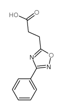 3-(3-苯基-1,2,4-噁二唑-5-基)丙酸结构式