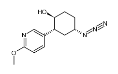 (1S,2R,4S)-4-azido-2-(6-methoxypyridin-3-yl)cyclohexanol结构式