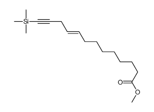 methyl 13-trimethylsilyltridec-9-en-12-ynoate结构式