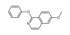 6-methoxy-1-phenoxy-isoquinoline结构式