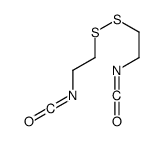 1-isocyanato-2-(2-isocyanatoethyldisulfanyl)ethane结构式