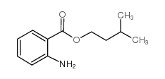 1-Butanol, 3-methyl-,1-(2-aminobenzoate)结构式