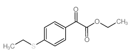 ETHYL 4-(ETHYLTHIO)BENZOYLFORMATE structure