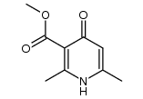 methyl 1,4-dihydro-2,6-dimethyl-4-oxopyridine-3-carboxylate Structure