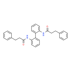 N,N'-2,2'-Biphenyldiylbis(3-phenylpropanamide) Structure