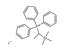 [1-Trimethylsilyl-ethyl]-triphenyl-phosphoniumiodid Structure