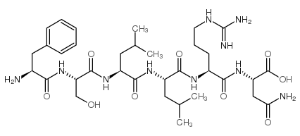 PHE-SER-LEU-LEU-ARG-ASN结构式