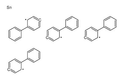 tetrakis(4-phenylphenyl)stannane Structure