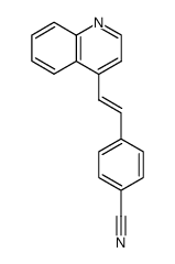 4-[2-(quinolinyl)ethenyl]benzonitrile Structure