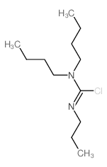 N,N-dibutyl-1-chloro-N-propyl-methanimidamide结构式