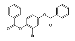 (4-benzoyloxy-3-bromophenyl) benzoate Structure