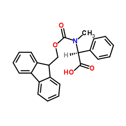 Fmoc-N-Methyl-L-Phenylglycine Structure