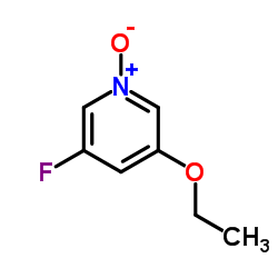 3-Ethoxy-5-fluoropyridine 1-oxide结构式