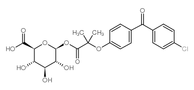 非纤维酸酰基-β-D-葡糖醛酸结构式