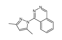 1-(3,5-dimethylpyrazol-1-yl)phthalazine Structure