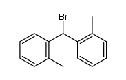 bis(2-methylphenyl)methyl bromide结构式