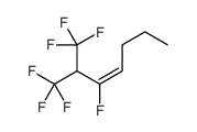 1,1,1,3-tetrafluoro-2-(trifluoromethyl)hept-3-ene Structure