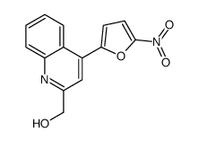 [4-(5-nitrofuran-2-yl)quinolin-2-yl]methanol结构式