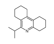 6-propan-2-yl-1,2,3,4,7,8,9,10-octahydrophenanthridine结构式