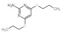 4,6-bis(propylsulfanyl)pyrimidin-2-amine picture