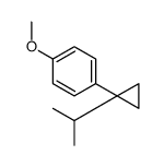 Benzene,1-methoxy-4-[1-(1-methylethyl)cyclopropyl]-结构式