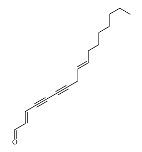 heptadeca-2,9-dien-4,6-diynal结构式