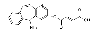 11H-benzo[1,2]cyclohepta[3,4-b]pyridin-11-amine,(E)-but-2-enedioic acid结构式