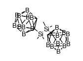 1,2-bis(o-carboranyl)-1,1,2,2-tetramethyl-1,2-disilane结构式