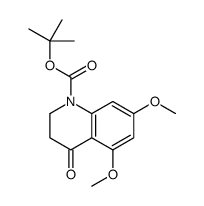 TERT-BUTYL 5,7-DIMETHOXY-4-OXO-3,4-DIHYDROQUINOLINE-1(2H)-CARBOXYLATE结构式